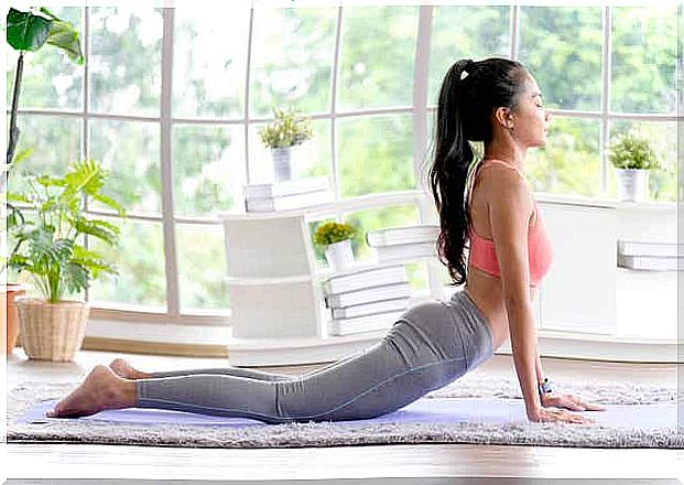 There are several yoga poses that can help