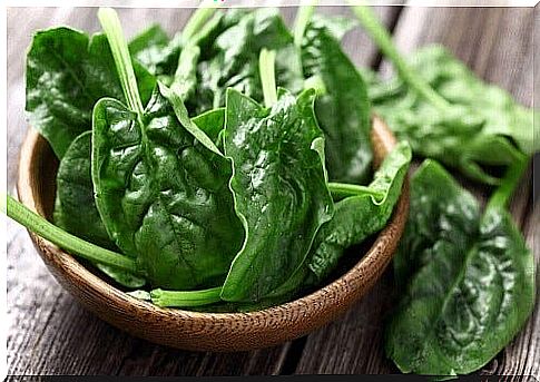 Eating spinach for hair loss