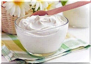 bowl with whipped cream