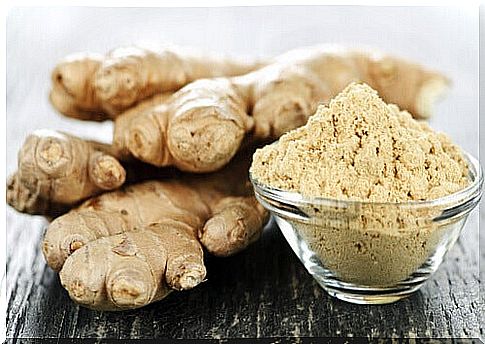 Ginger and ginger powder