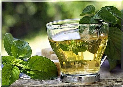 Mint tea can help with headaches