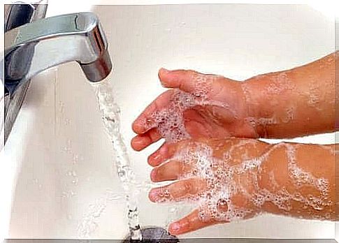 Wash your hands to prevent bacteria